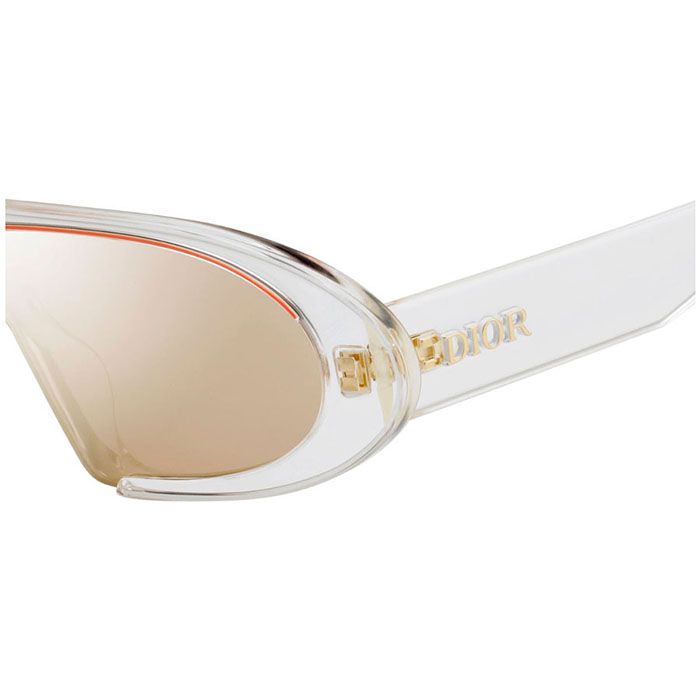 Kính Mát Dior Oblique Sunglasses Crystal Màu Vàng Gold - 4
