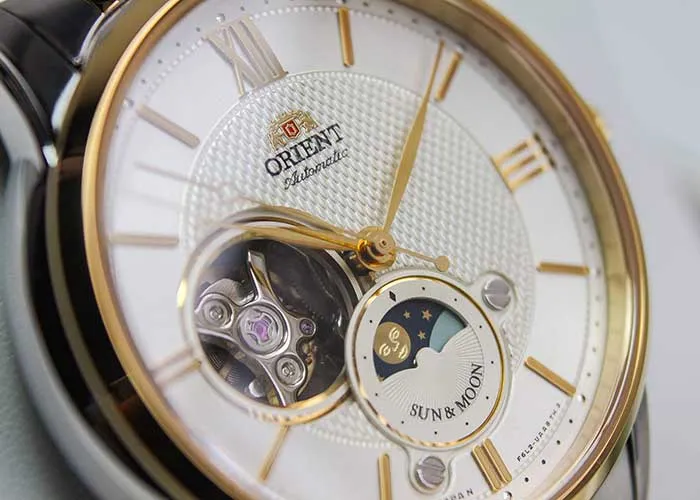 Đồng Hồ Nam Orient Sun And Moon Open Heart Demi Gold RA-AS0001S - Đồng hồ - Vua Hàng Hiệu