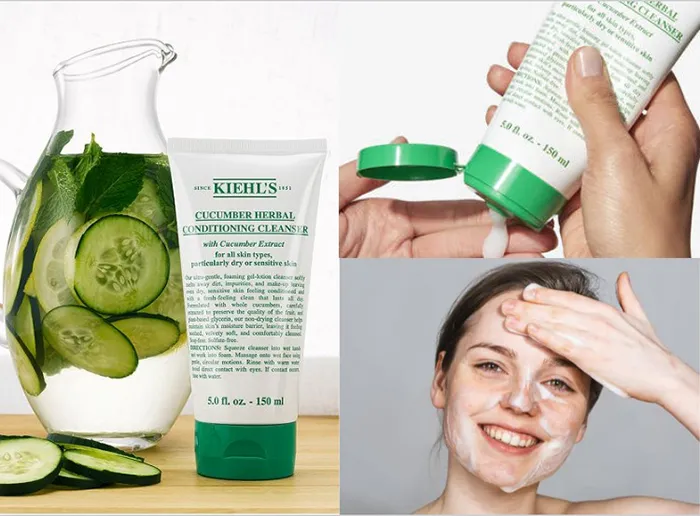 Sữa Rửa Mặt Dưa Leo Kiehl's Cucumber Herbal Conditioning Cleanser 150ml