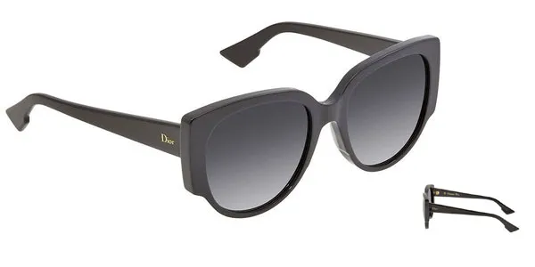 Kính Mát Dior Night Grey Gradient Cat Eye Men's Sunglasses DIORNIGHT1 807/HD
