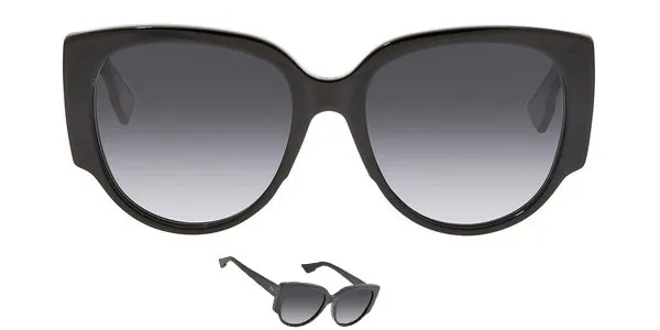 Kính Mát Dior Night Grey Gradient Cat Eye Men's Sunglasses DIORNIGHT1 807/HD