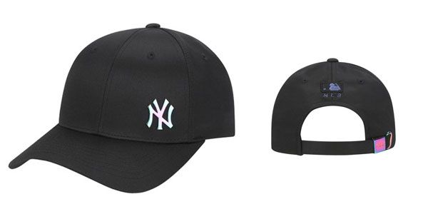 Mũ MLB Shiny Metal Adjustable Cap New York Yankees Màu Đen - 3
