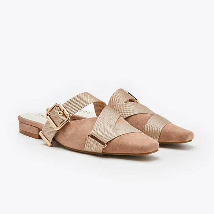 Sandal Nữ Pazzion 9238-1 - ALMOND - Màu Nâu Size 38
