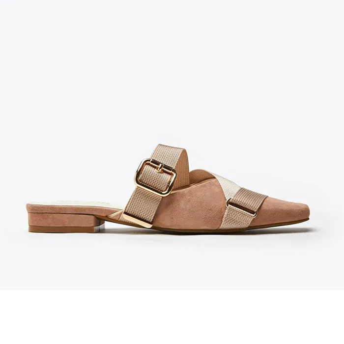 Sandal Nữ Pazzion 9238-1 - ALMOND - Màu Nâu Size 38
