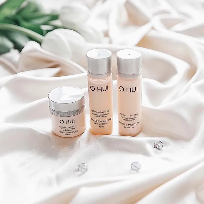 Set Mini Dưỡng Ẩm Ohui Miracle Moisture 3pcs (47ml) - Dưỡng Ẩm Căng Mượt
