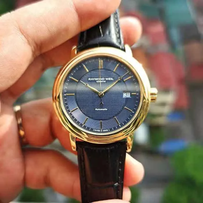 Đồng Hồ Nam Raymond Maestro Blue Gold 2837-PC-50001 - Đồng hồ - Vua Hàng Hiệu