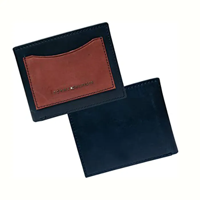 Ví Tommy Hilfiger Men's Billfold Wallet Màu Đen Nâu