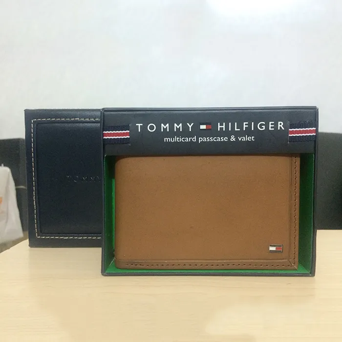 Ví Nam Tommy Hilfiger Men's Leather - 31TL220055 Màu Nâu - Túi xách - Vua Hàng Hiệu