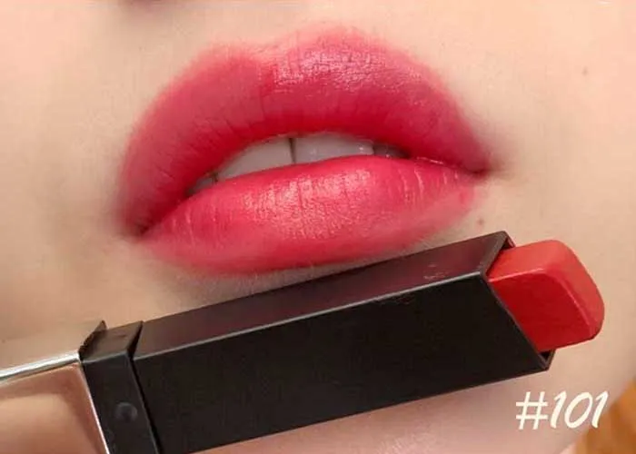 Son Yves Saint Laurent YSL Rouge Pur Couture The Slim Sheer Matte 101 Rouge Libre Màu Đỏ Tươi - Son Môi - Vua Hàng Hiệu