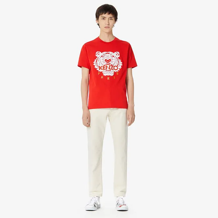 Áo Phông Kenzo Tiger T-shirt Màu Đỏ