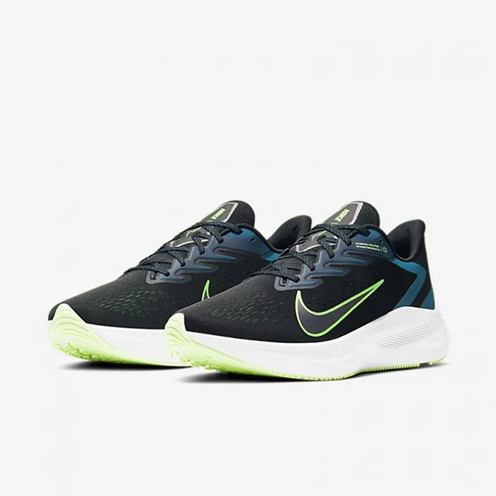 Giày Thể Thao Nike Zoom Winflo 7 Màu Đen Xanh