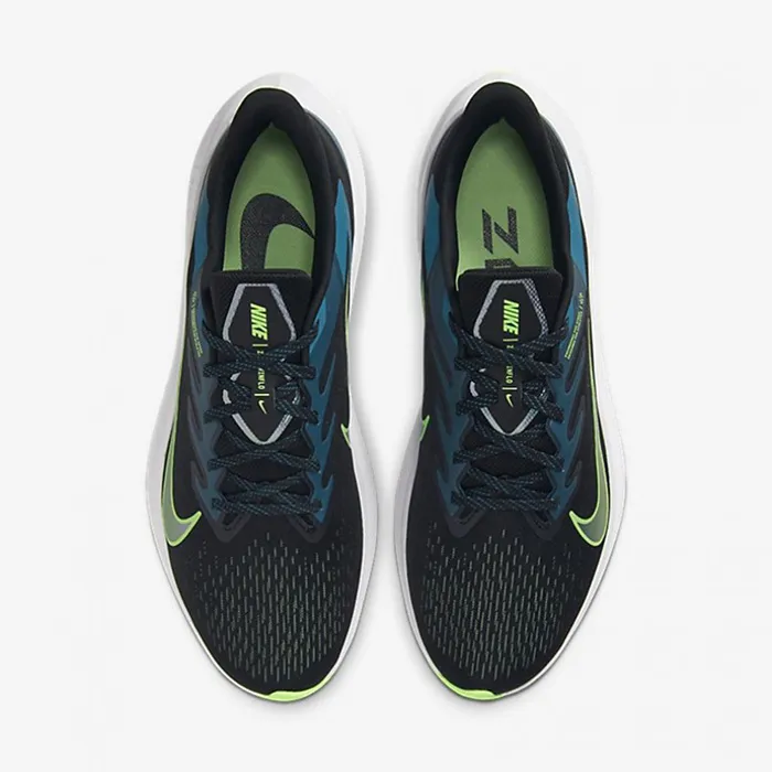 Giày Thể Thao Nike Zoom Winflo 7 Màu Đen Xanh