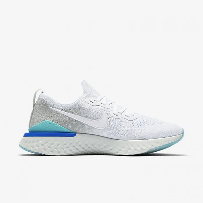 Giày Thể Thao Nike Epic React Flyknit 2 Màu Trắng Xanh - Giày - Vua Hàng Hiệu