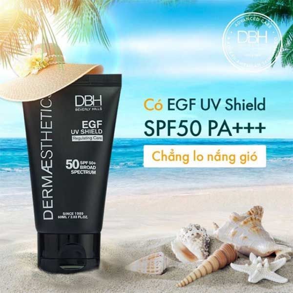 Thông tin Kem Chống Nắng DBH EGF UV Shield SPF50 PA+++