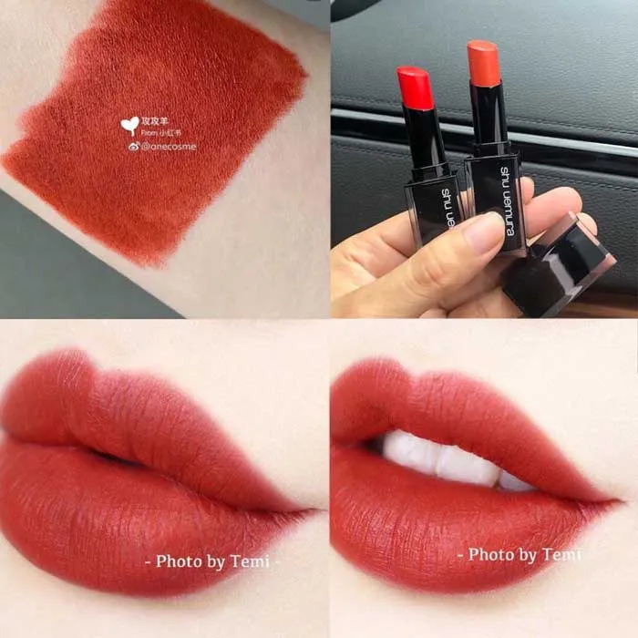 Son Shu Uemura 782 Màu Đỏ Gạch Vỏ Đen - Son Môi - Vua Hàng Hiệu