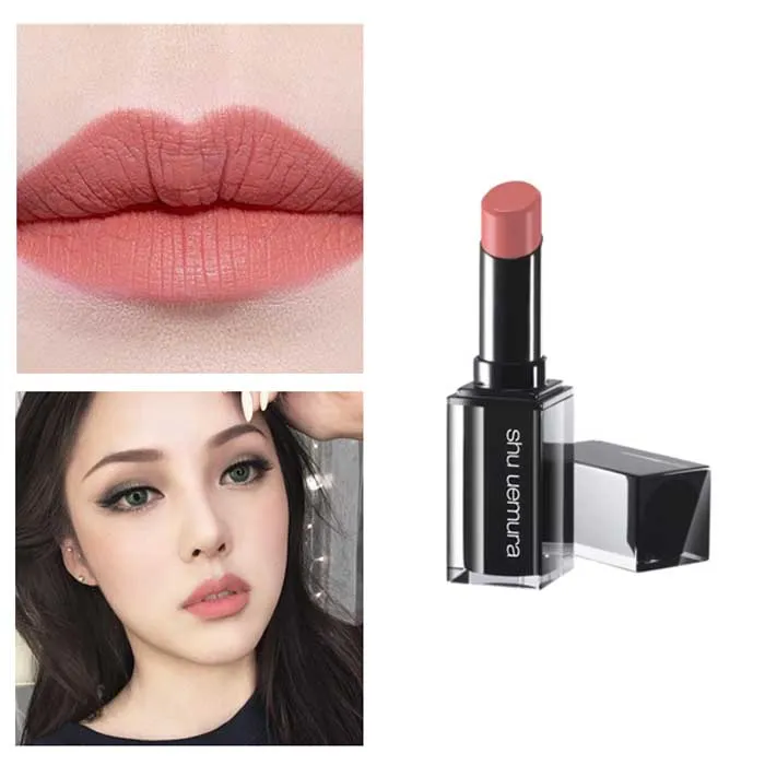 Son Shu Uemura 943 Màu Hồng Đất Vỏ Đen - Son Môi - Vua Hàng Hiệu