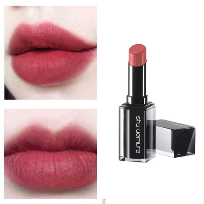 Son Shu Uemura 954 Màu Hồng Đất Ánh Cam Vỏ Đen - Son Môi - Vua Hàng Hiệu