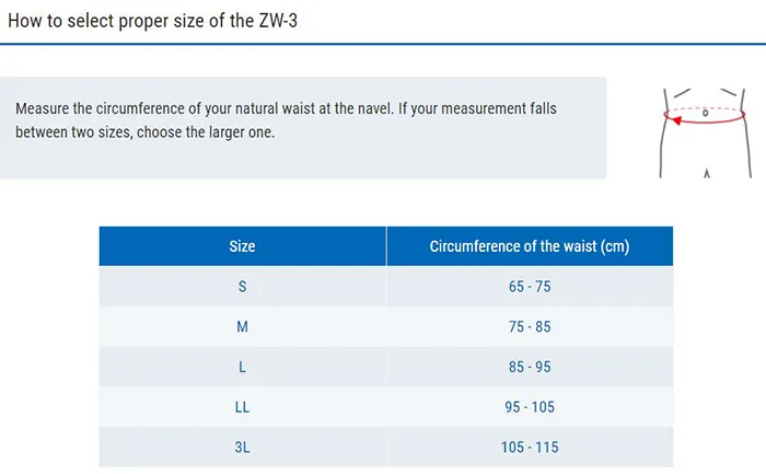 Đai Bảo Vệ Thắt Lưng Zamst ZW-3 Màu Đen Size LL - Phụ kiện thể thao - Vua Hàng Hiệu