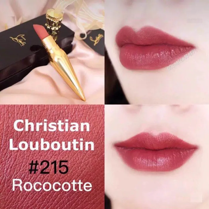 Son Lì Christian Louboutin Rococotte 215M Màu Hồng Đất - Son Môi - Vua Hàng Hiệu