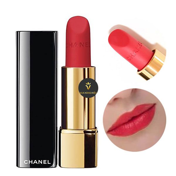 Màu sắc son Chanel Rouge Allure Velvet 46 dịu dàng tươi tắn