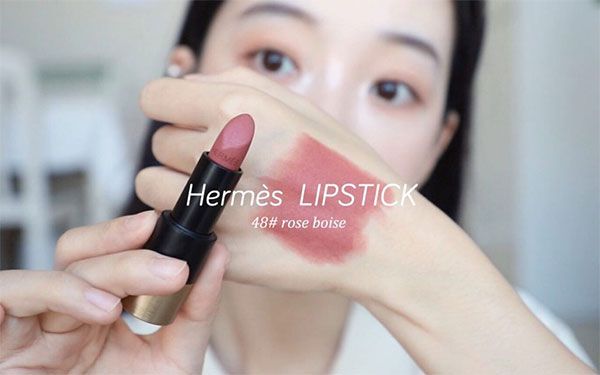 Son Hermès Matte Lipstick 48 - Rose Boise màu hồng đất