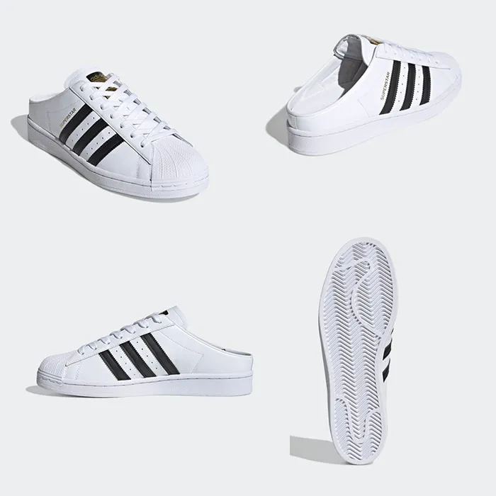 Giày Adidas Superstar Slip-On Shoes Màu Trắng Đen
