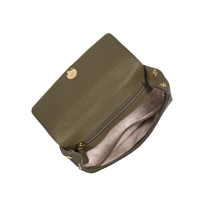 Túi Michael Kors MK Olive Green Ava Extra Small Saffiano Leather Satchel (32F5GAVC1L) Màu Xanh OLive - 2