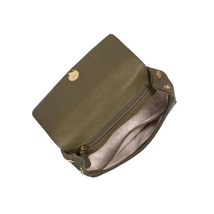 Túi Michael Kors MK Olive Green Ava Extra Small Saffiano Leather Satchel (32F5GAVC1L) Màu Xanh OLive - Túi xách - Vua Hàng Hiệu
