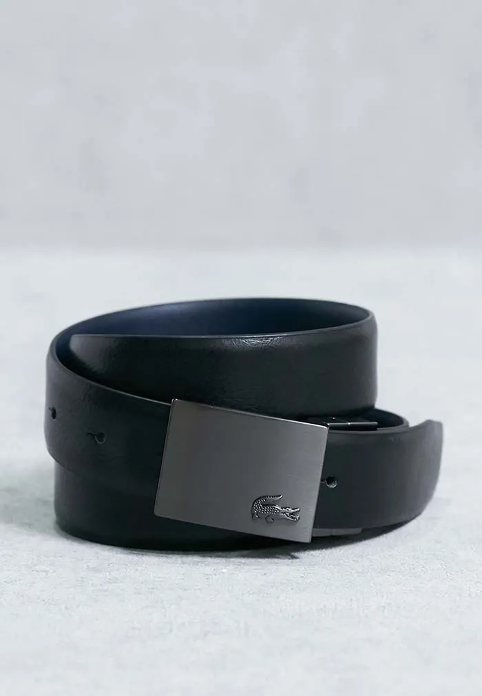 Thắt Lưng Lacoste Premium Belts Màu Đen