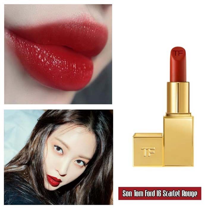 Màu son Tom Ford 16 Scarlet Rouge 24K Gold Lip Color