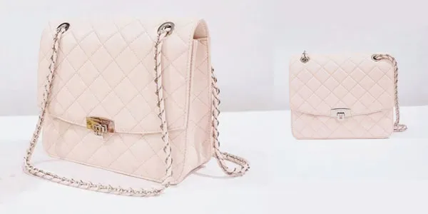 Túi Đeo Vai Nữ Charles & Keith CNK CK2-70150587 Quilted Clutch Màu Hồng