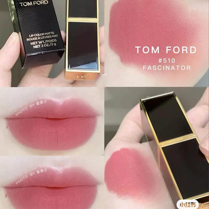 Son Tom Ford Lip Color Matte 510 Fascinator Màu Hồng Đất - Son Môi - Vua Hàng Hiệu