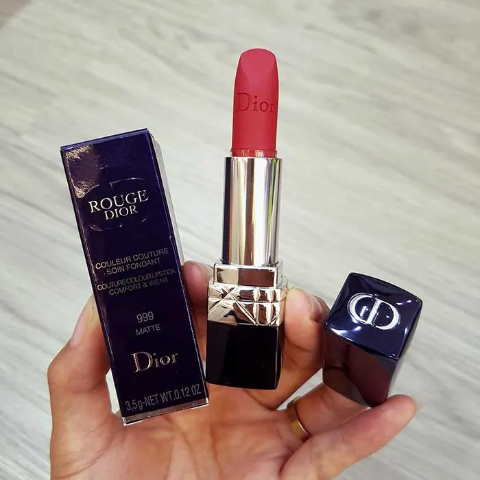 Son Dior 999 Matte Rouge Dior Bijou Limited Edition Màu Đỏ Thuần