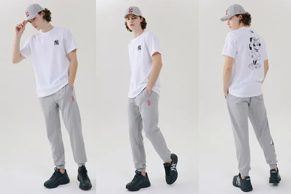 Áo Phông MLB X Disney Short Sleeve T-shirt NewYork Yankees Màu Trắng - Thời trang - Vua Hàng Hiệu