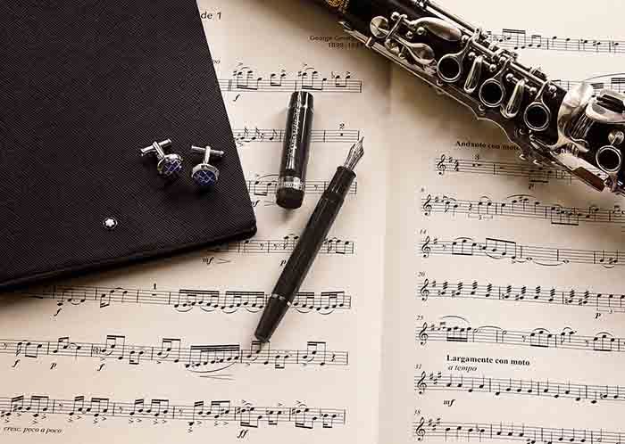 Bút Dạ Bi Montblanc Donation Pen Homage to George Gershwin Special Edition Màu Đen - 3