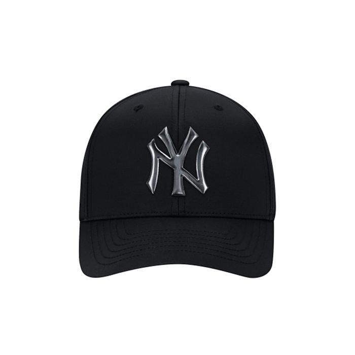 Mũ MLB Hologram Cureved Cap 32CPKZ011-50L Black New York Yankees Màu Đen - 2