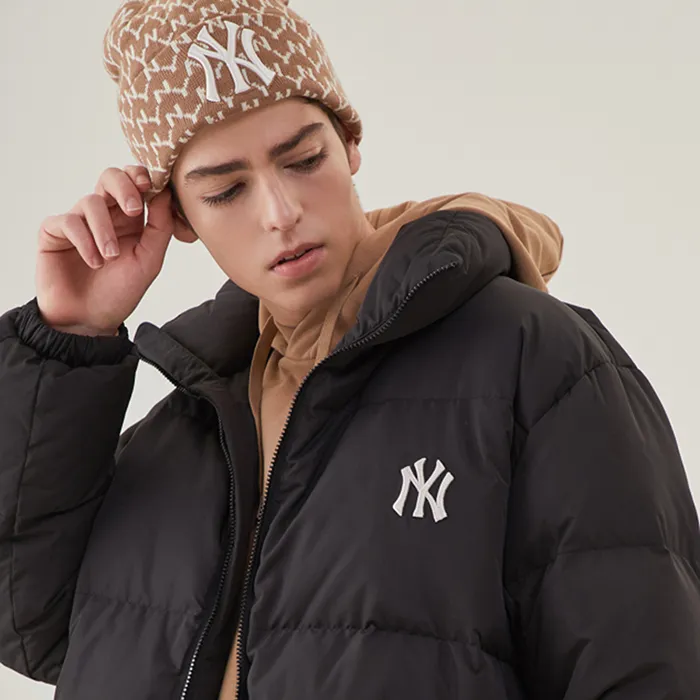 Mũ MLB New york Yankees Monogram Beanie 32CPH941-50B Màu Nâu