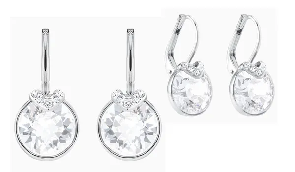 Khuyên Tai Swarovski Bella V Pierced Earrings White Rhodium Plated 5292855
