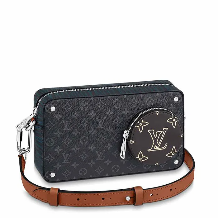 Túi Nam Louis Vuitton LV M69688 Volga On Strap Màu Đen - Túi xách - Vua Hàng Hiệu