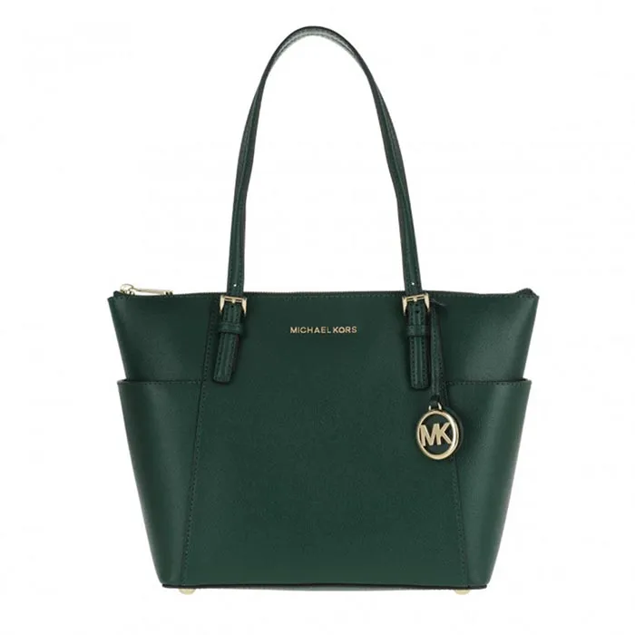Túi Tote Michael Kors MK Jet Set Item EW TZ Tote Racing Green