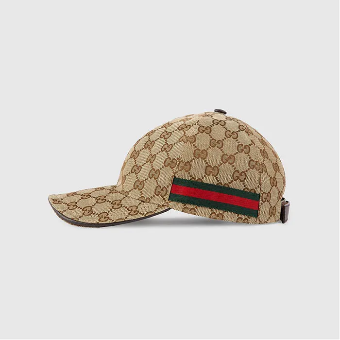 Mũ Gucci Nam Original GG Canvas Baseball with Web Beige Size S - Mũ nón - Vua Hàng Hiệu