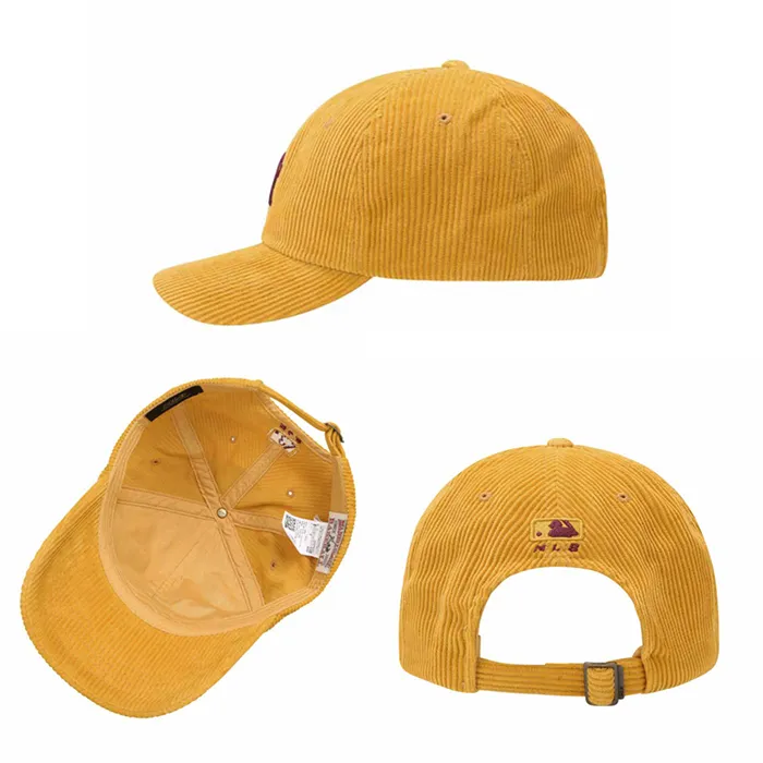 Mũ MLB Corduroy N-Cover Ball Cap New York Yankees 32CPYE011-50D Màu Vàng