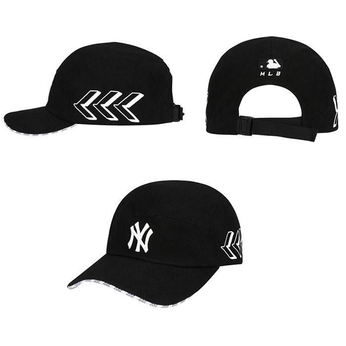 Mũ MLB Shiny Symbol Camp Cap New York Yankees Màu Đen - 2