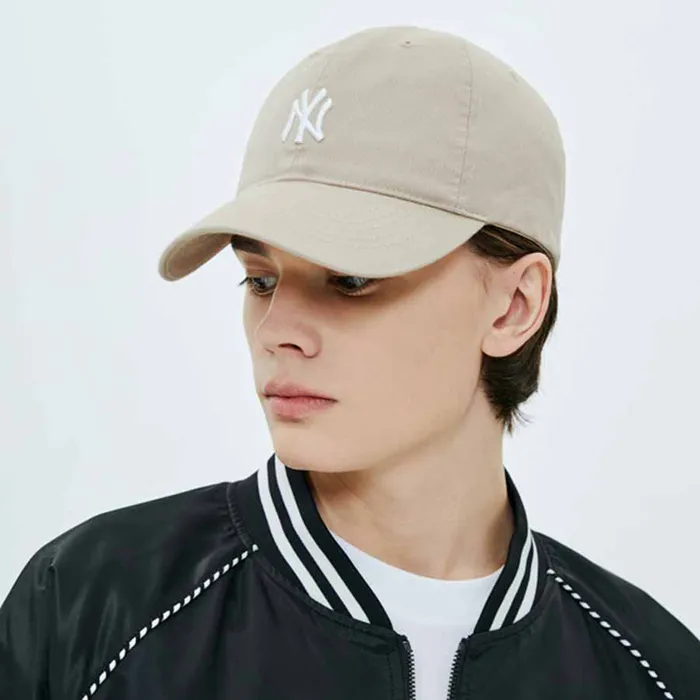 Mũ MLB Rookie Ball Cap New York Yankees 32CP77111-50B Màu Nâu Nhạt