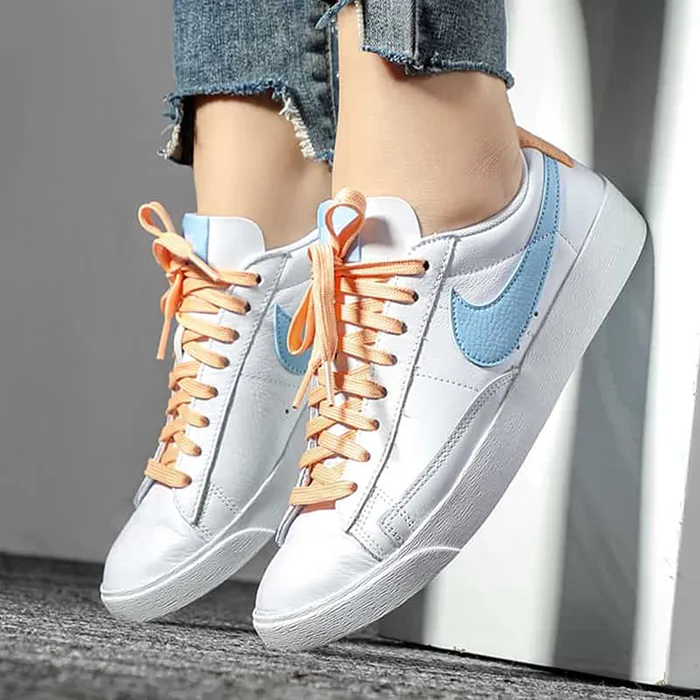 Giày Nike Blazer Low LE AV9370-104 Màu Trắng Xanh - Giày - Vua Hàng Hiệu
