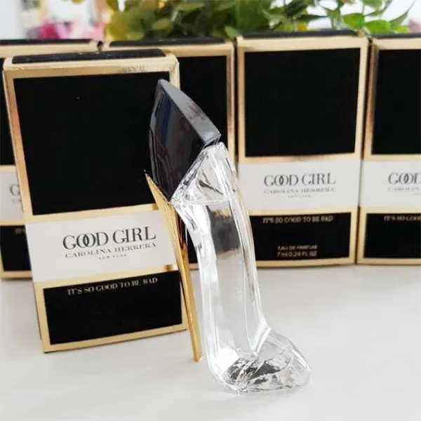 Nước hoa Carolina Herrera Good Girl Eau De Parfum 7ml, Guốc Trắng