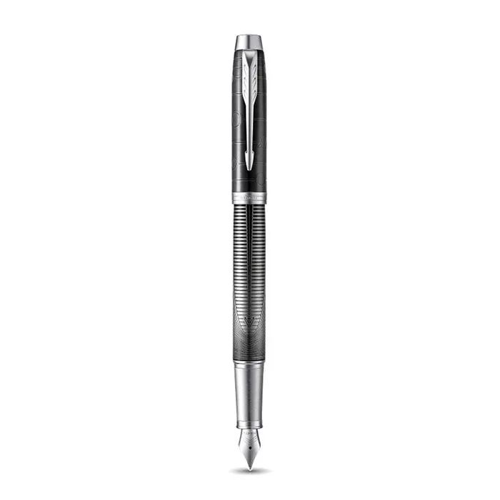 Bút Máy Parker IM Special Edition Metallic Pursuit Fountain Pen Màu Xám - Bút viết - Vua Hàng Hiệu