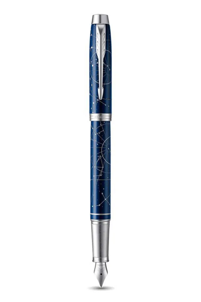 Bút Máy Parker IM Special Edition Midnight Astral Fountain Pen Màu Xanh Navy - Bút viết - Vua Hàng Hiệu