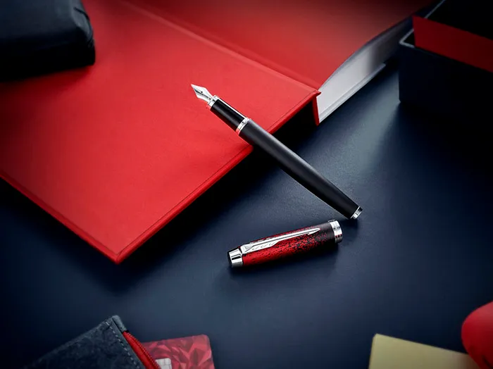 Bút Máy Parker IM Special Edition Red Ignite Fountain Pen Màu Đỏ Đen - Bút viết - Vua Hàng Hiệu