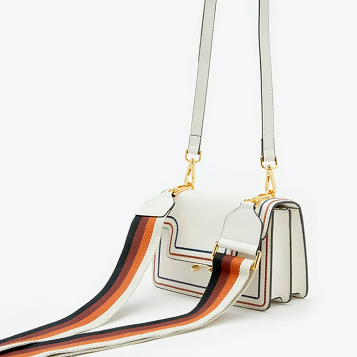 Túi Xách Pazzion SB-D090 Black Retro Satchel Crossbody Màu Trắng - Túi xách - Vua Hàng Hiệu